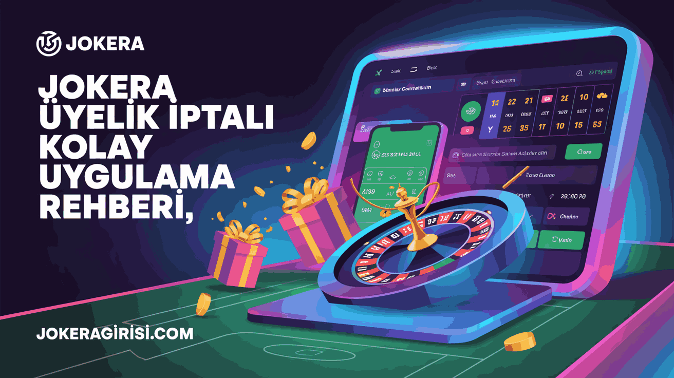 Jokera Üyelik İptali Kolay Uygulama Rehberi