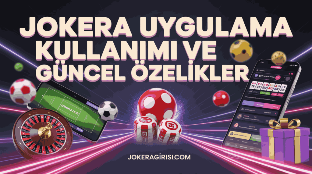 jokera uygulama kullanimi ve guncel ozellikler