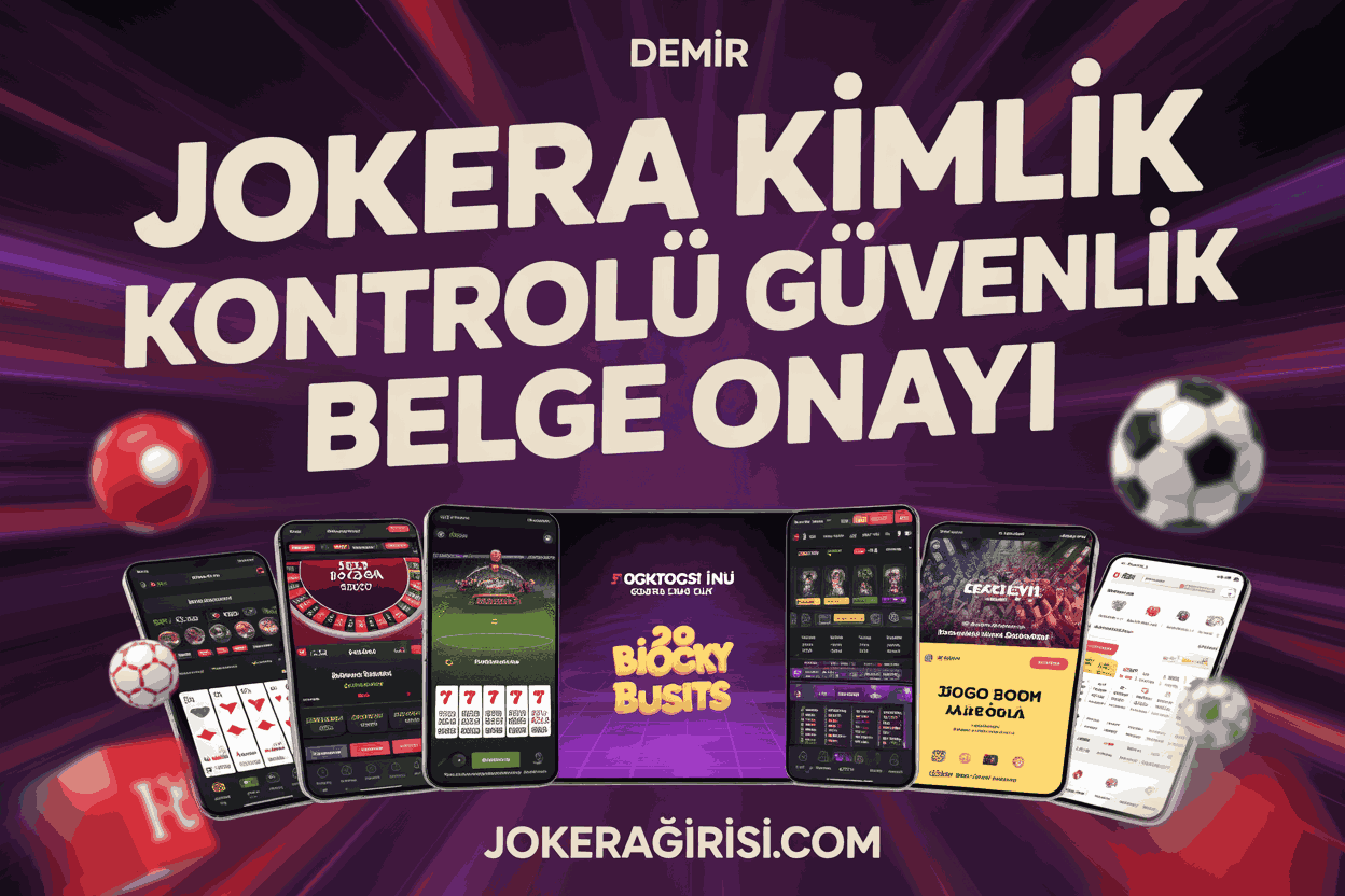 Jokera Kimlik Kontrolü Güvenlik Belge Onayı