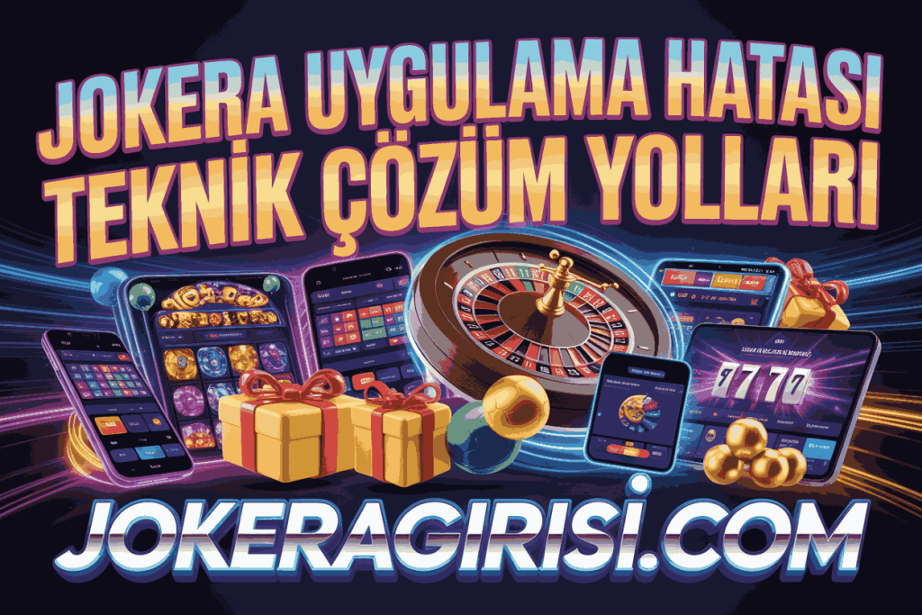jokera uygulama hatasi teknik cozum yollari