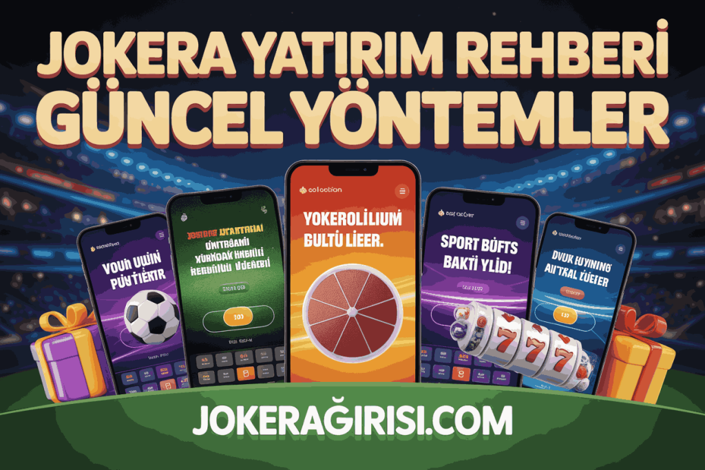 jokera yatirim rehberi guncel yontemler