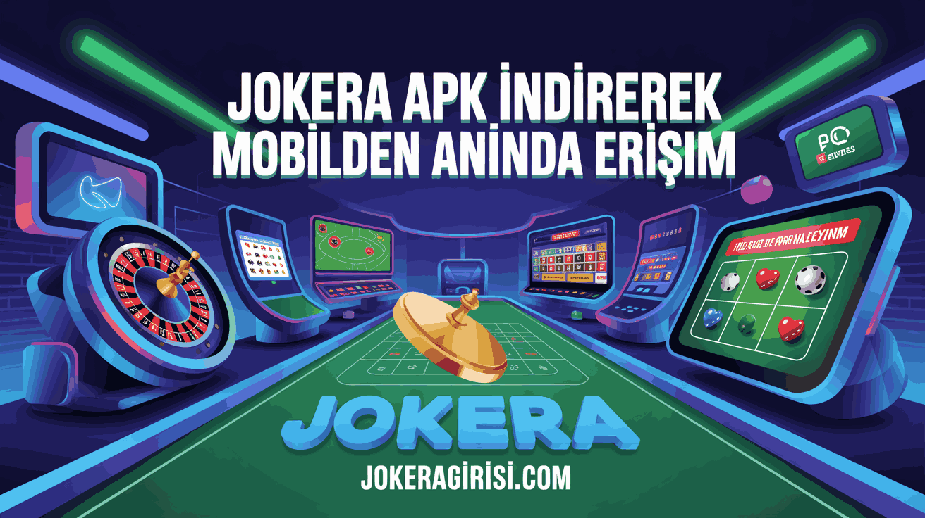 Jokera Apk İndirerek Mobilden Anında Erişim