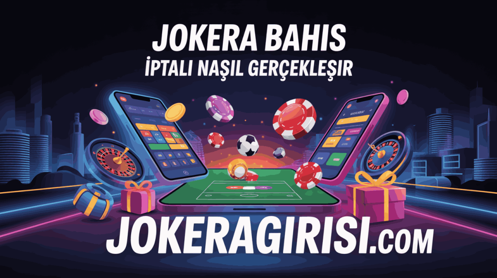 jokera bahis iptali nasil gerceklesir