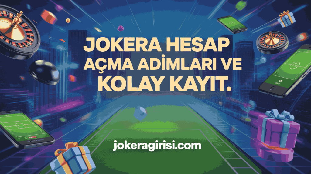jokera hesap acma adimlari ve kolay kayit