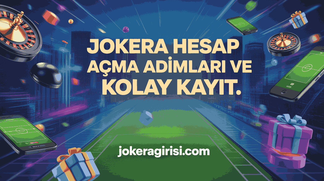jokera hesap acma adimlari ve kolay kayit