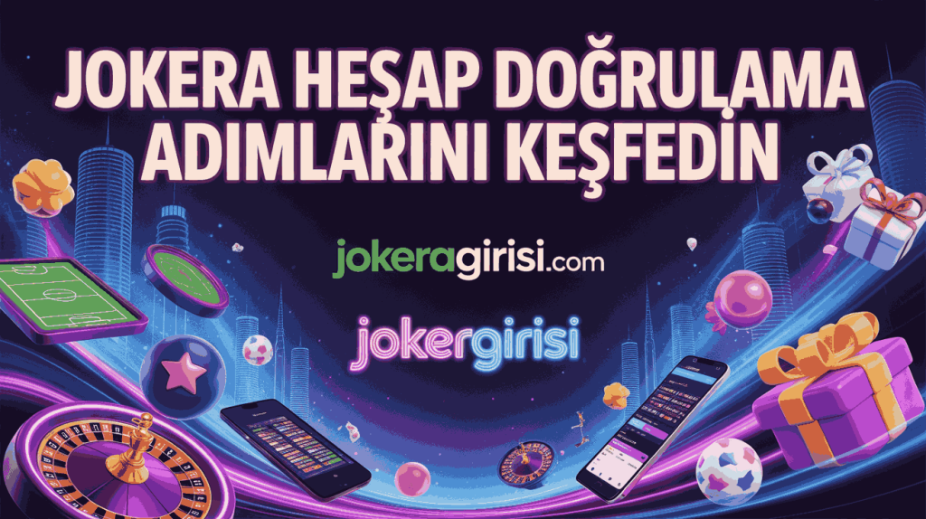 jokera hesap dogrulama adimlarini kesfedin