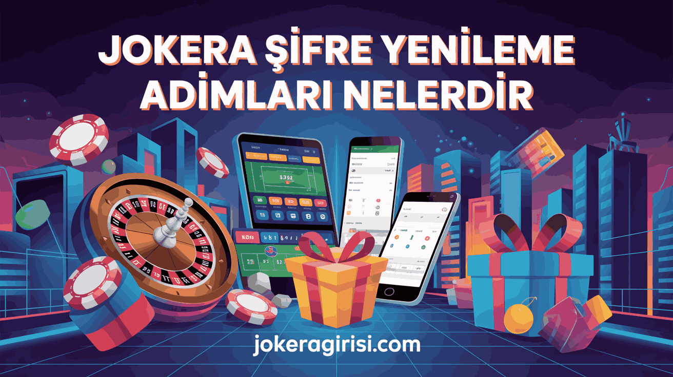 Jokera Şifre Yenileme Adımları Nelerdir