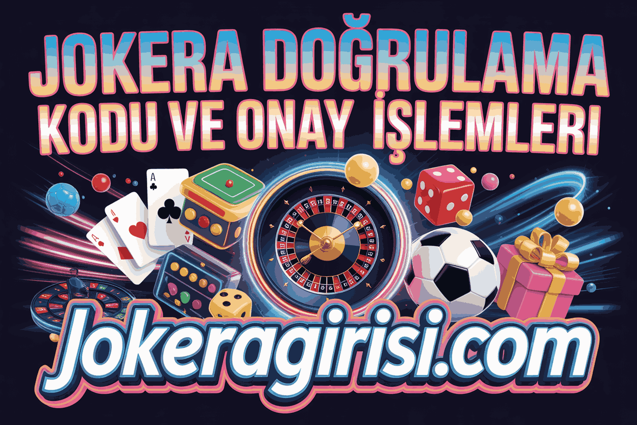 Jokera Doğrulama Kodu ve Onay İşlemleri