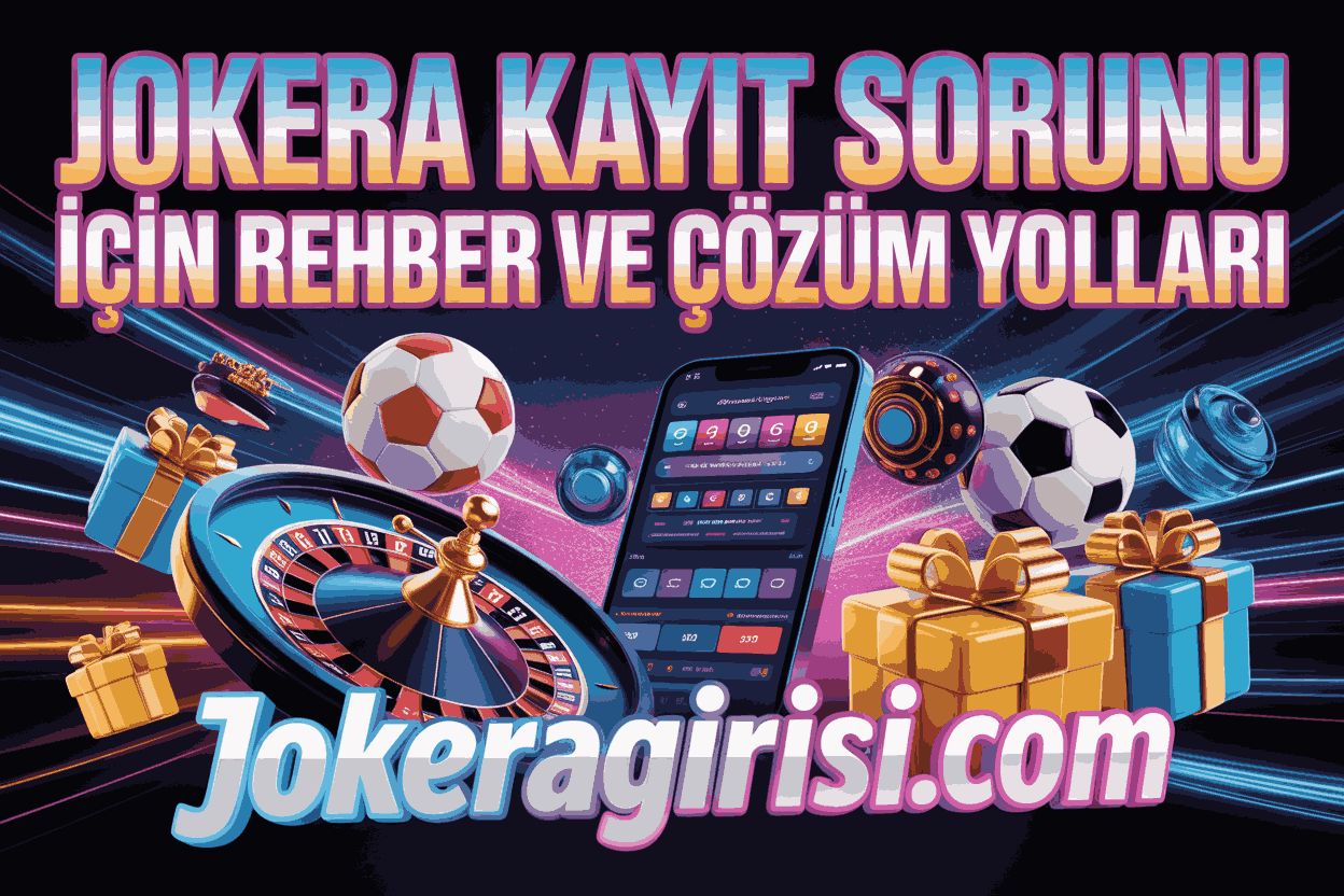 Jokera Kayıt Sorunu İçin Rehber ve Çözüm Yolları