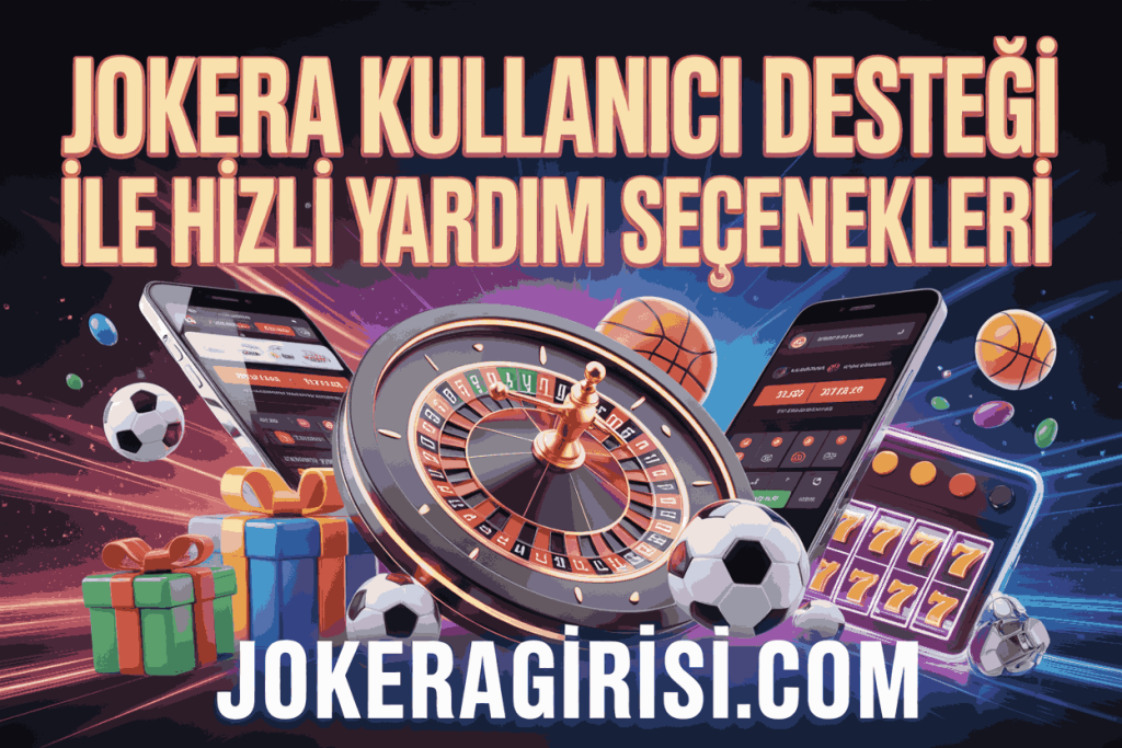 jokera kullanici destegi ile hizli yardim secenekleri