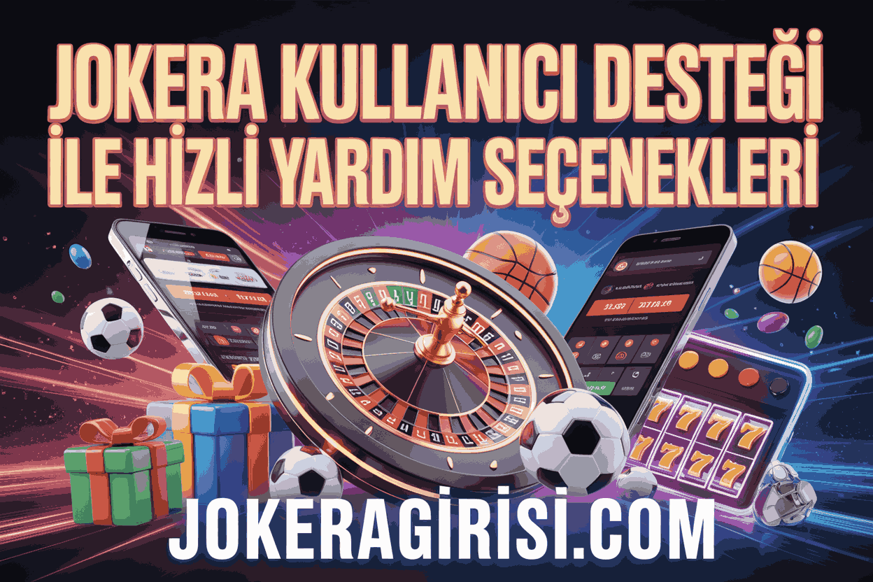 Jokera Kullanıcı Desteği ile Hızlı Yardım Seçenekleri