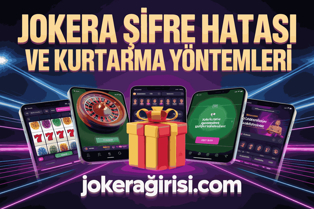 Jokera Şifre Hatası ve Kurtarma Yöntemleri