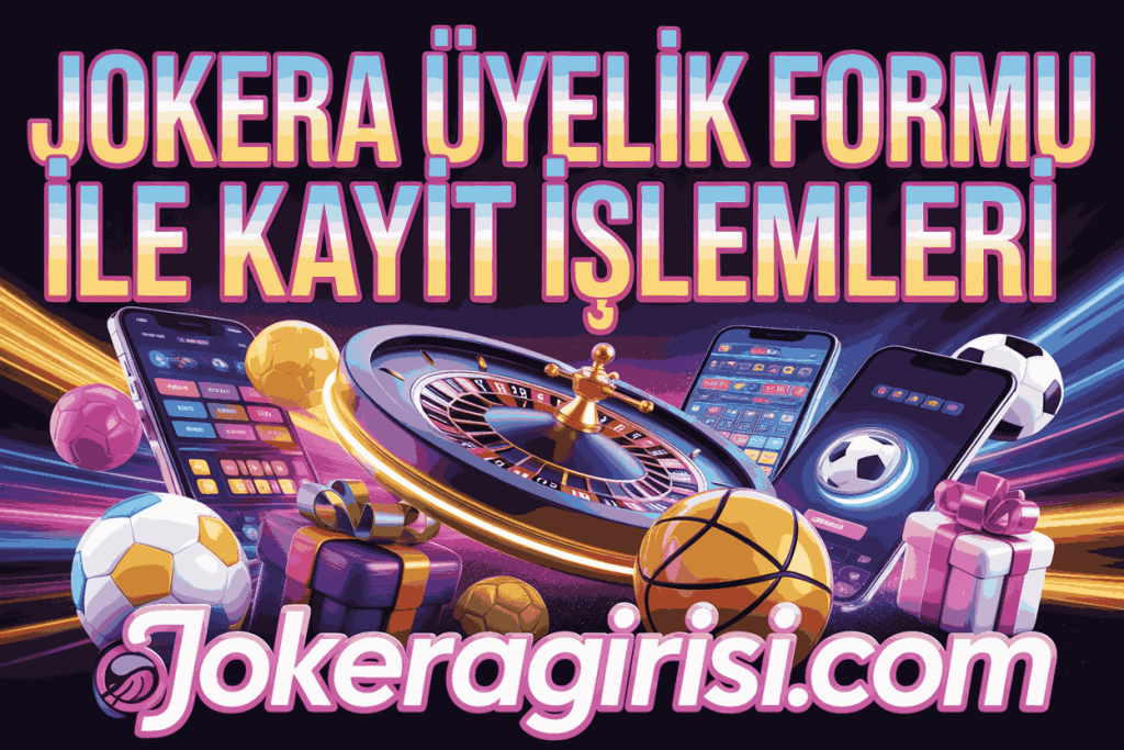 jokera uyelik formu ile kayit islemleri