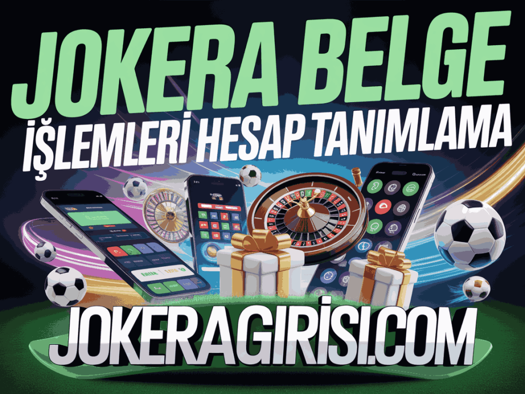 jokera belge islemleri hesap tanimlama